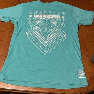 American Fighter Turquoise Training Tee